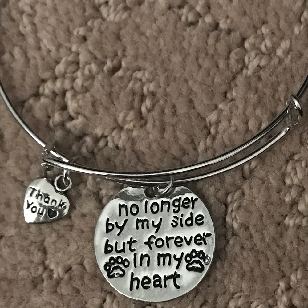 Pet memorial bracelet